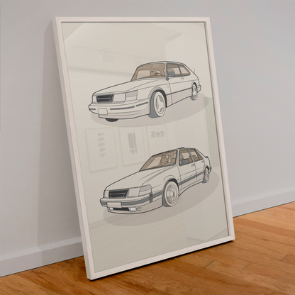 Car Art Commission Poster