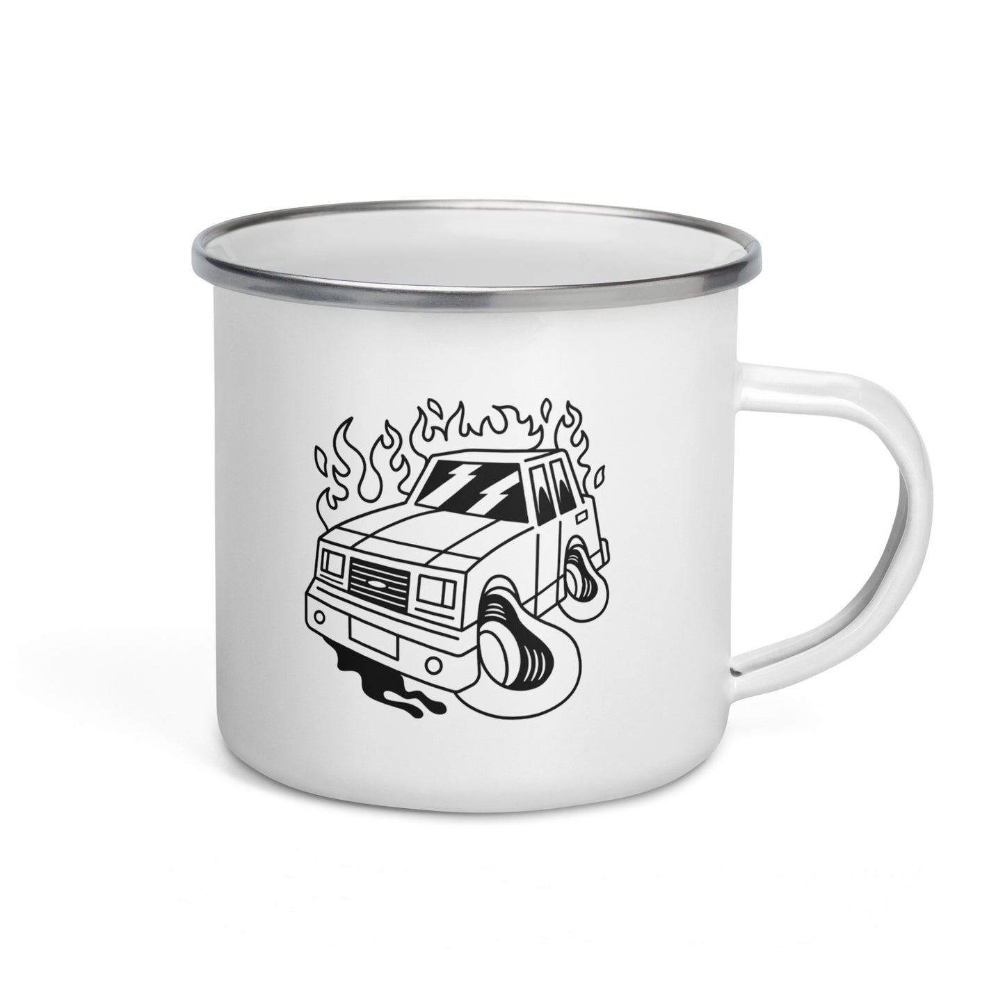 How I See Every Car Car Mechanic Enamel Mug