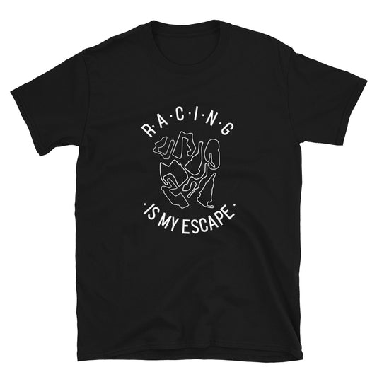 Racing Is My Escape Track Day Road Course Racing Unisex T-Shirt