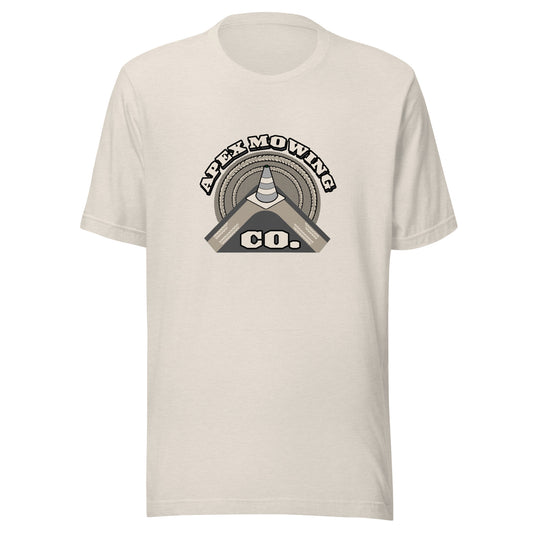 Apex Mowing Co. Road Course Track Day Racing Heather Dust Unisex T-Shirt