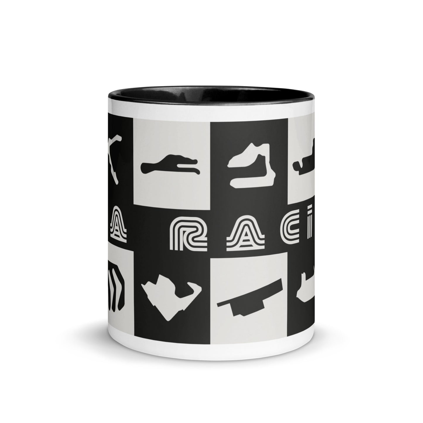 USA Formula Racing Circuits Mug with Color Inside