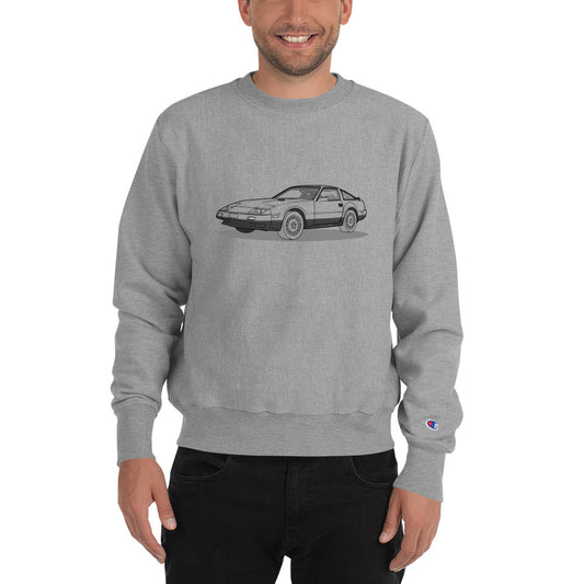 1984 Datsun Nissan 300ZX Turbo Front Side Men’s Champion Sweatshirt (2 Colors Available)