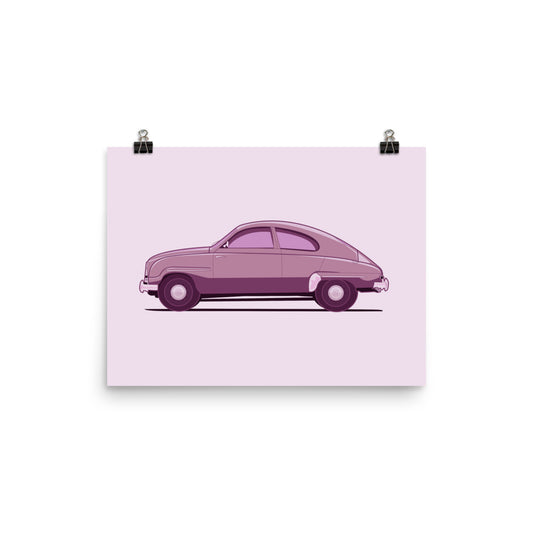 Saab 93 12 in. x 16 in. Poster