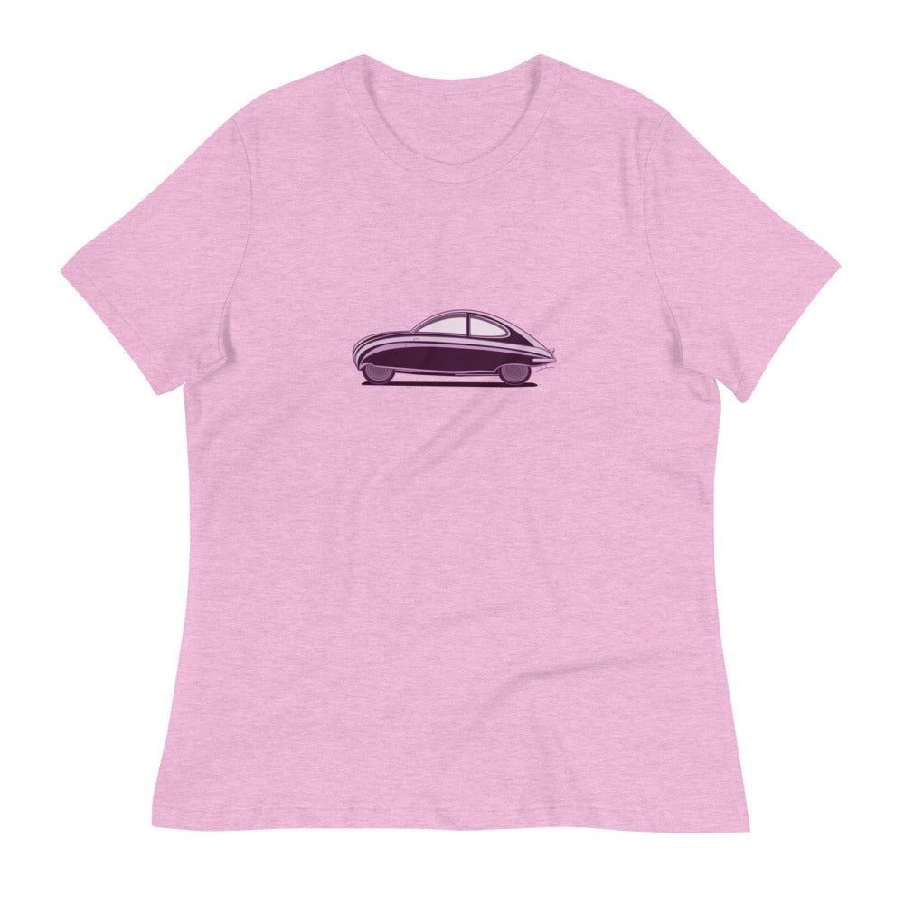 Saab Ursaab Women's Relaxed Lilac T-Shirt