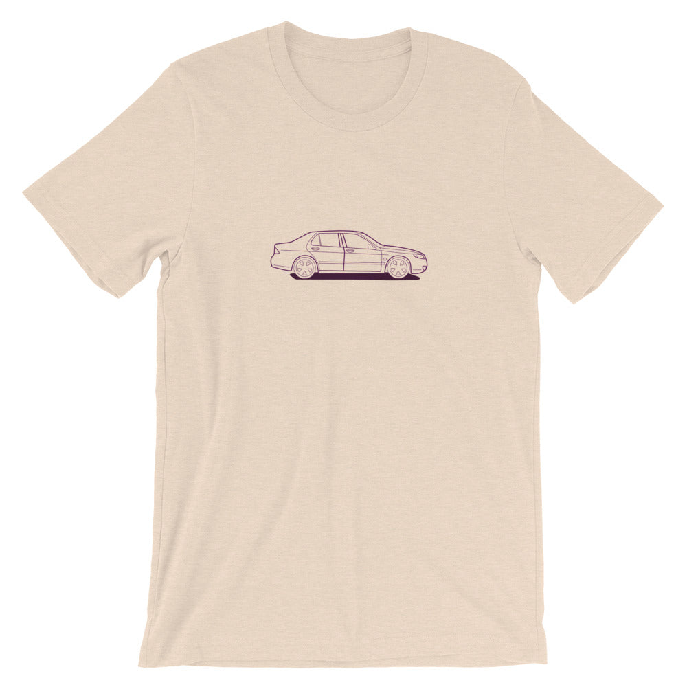 Saab 9-5 Outline Unisex T-Shirt (6 Colors Available)