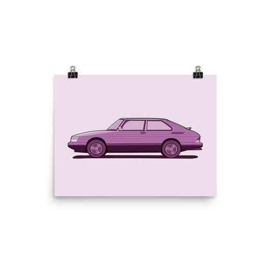 Saab 900 SPG 12 in. x 16 in. Poster