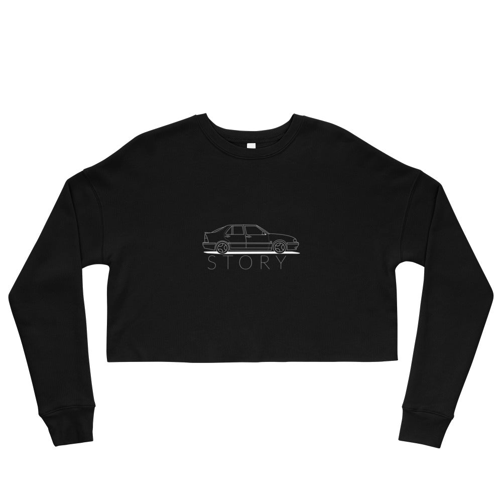 Saab Story 9000 Aero Crop Sweatshirt