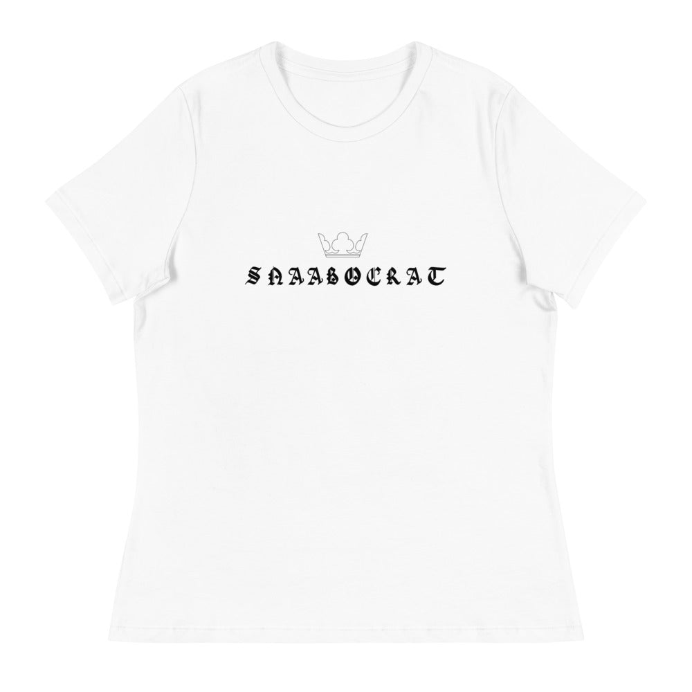 Snaabocrat Saab Women's Relaxed White T-Shirt