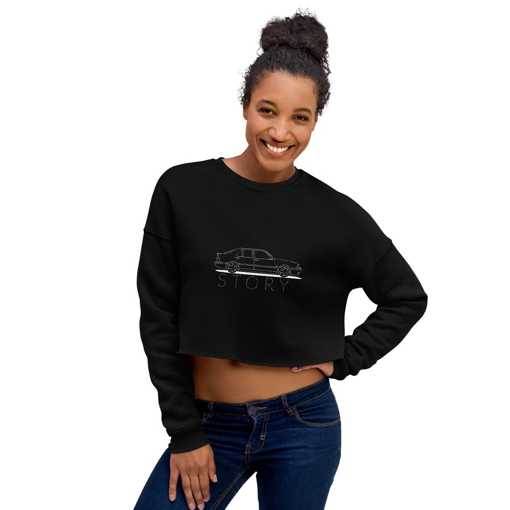 Saab Story 9000 Aero Crop Sweatshirt