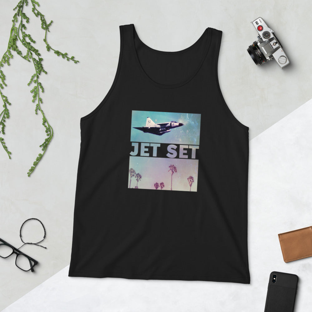 Saab 37 Viggen Jet Unisex Tank Top (2 Colors)