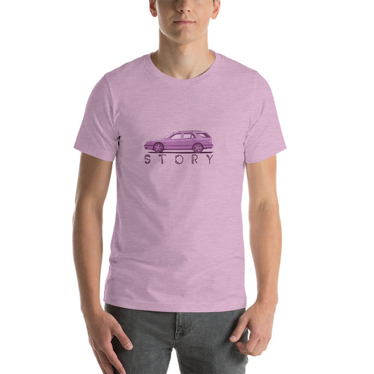 Saab 9-5 Wagon Sport Combi Wagon Story Lilac Unisex T-Shirt