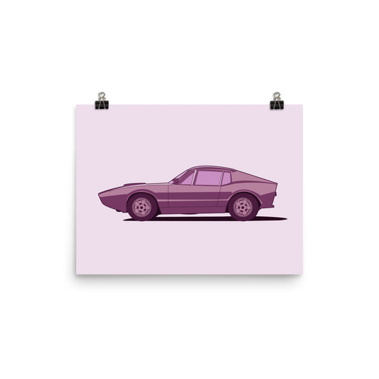 Saab Sonett 12 in. x 16 in. Poster