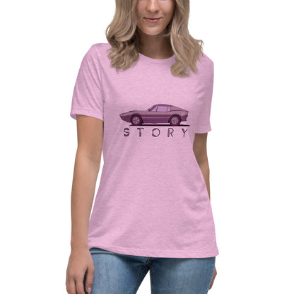 Saab Story Sonett Women's Relaxed Lilac T-Shirt