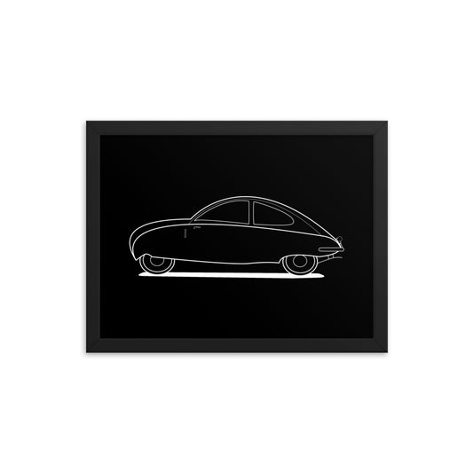 Saab Ursaab 12 in. x 16 in. Framed Poster