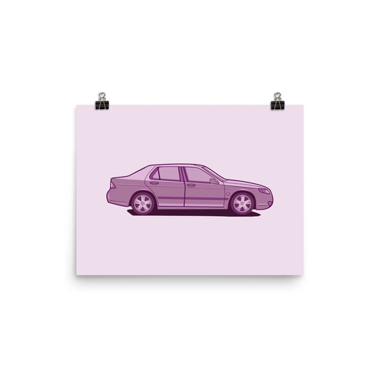 Saab 9-5 Sedan 12 in. x 16 in. Poster