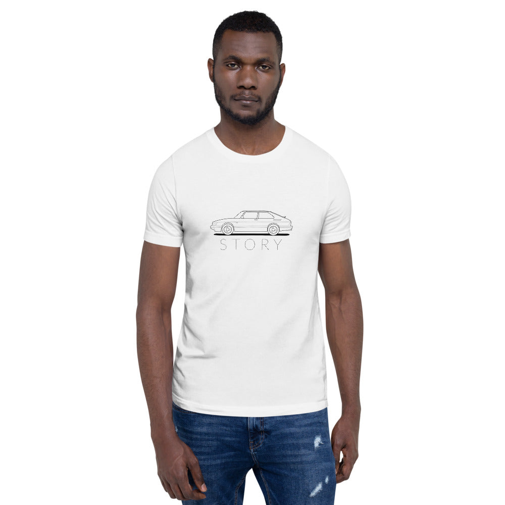 Saab Story 900 SPG Outline Unisex T-Shirt (6 Colors Available)