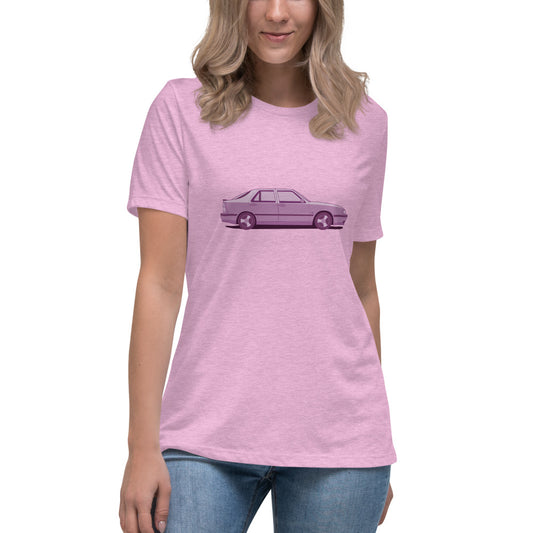 Saab 9000 Women's Relaxed Lilac T-Shirt