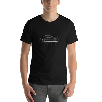 Saab 96 Story Outline Unisex T-Shirt (5 Colors Available)