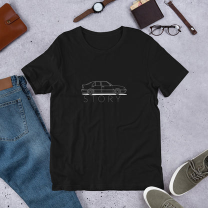 Saab 9000 Story Outline Unisex T-Shirt (Available in 6 Colors)