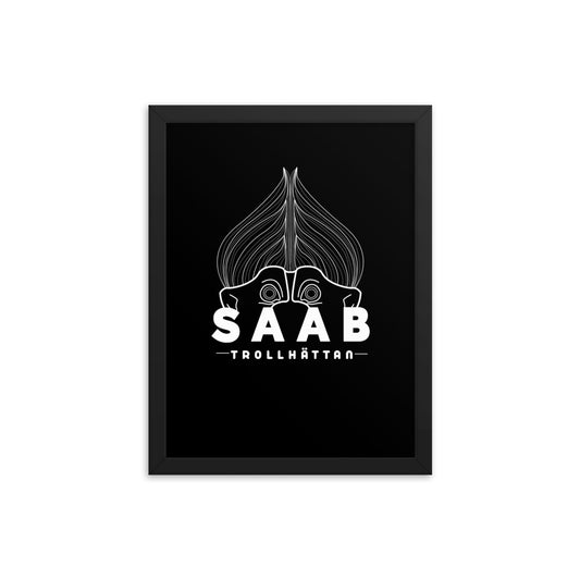 Saab Trollhättan 12 in. x 16 in. Framed Poster