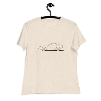 Saab Sonett Outline Women's Relaxed Beige T-Shirt