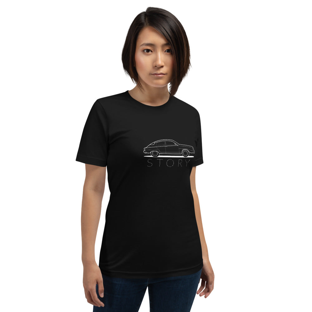 Saab 96 Story Outline Unisex T-Shirt (5 Colors Available)