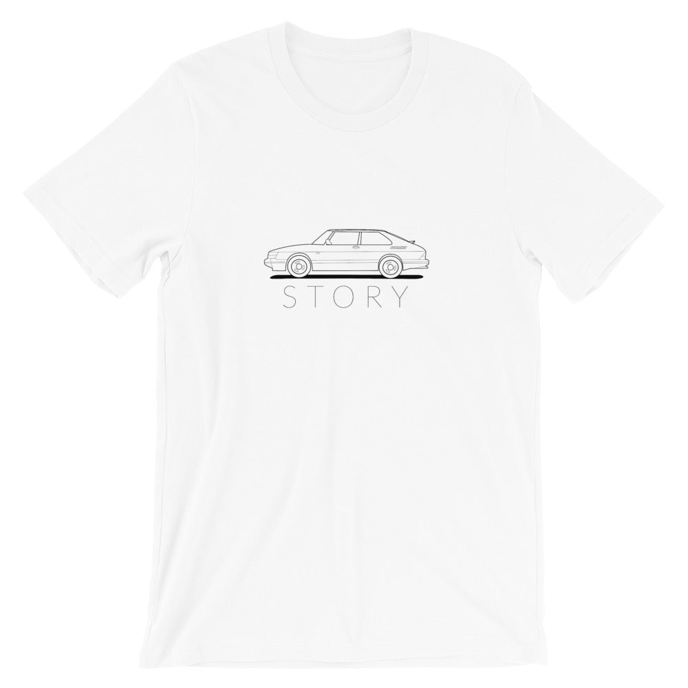 Saab Story 900 SPG Outline Unisex T-Shirt (6 Colors Available)