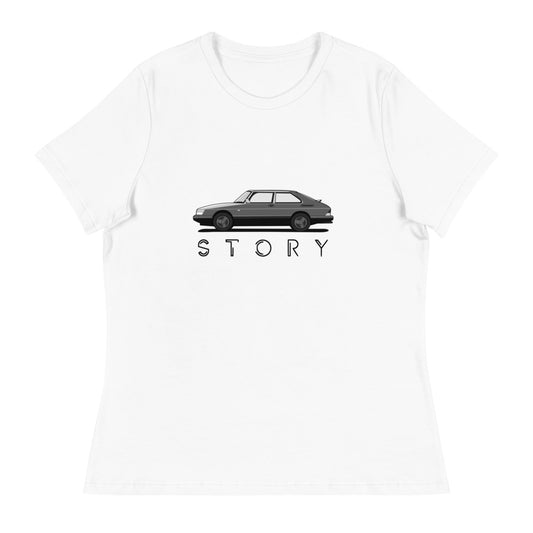 Saab Story 900 SPG Women's Relaxed White T-Shirt