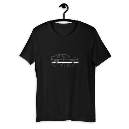 Saab 9000 Story Outline Unisex T-Shirt (Available in 6 Colors)