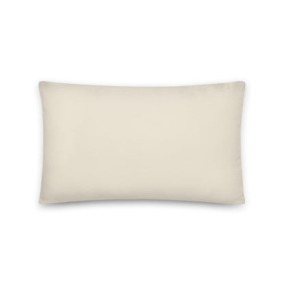 Saab Heartbeat Basic Beige 20 x 12 Throw Pillow