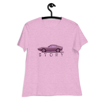 Saab Story Sonett Women's Relaxed Lilac T-Shirt