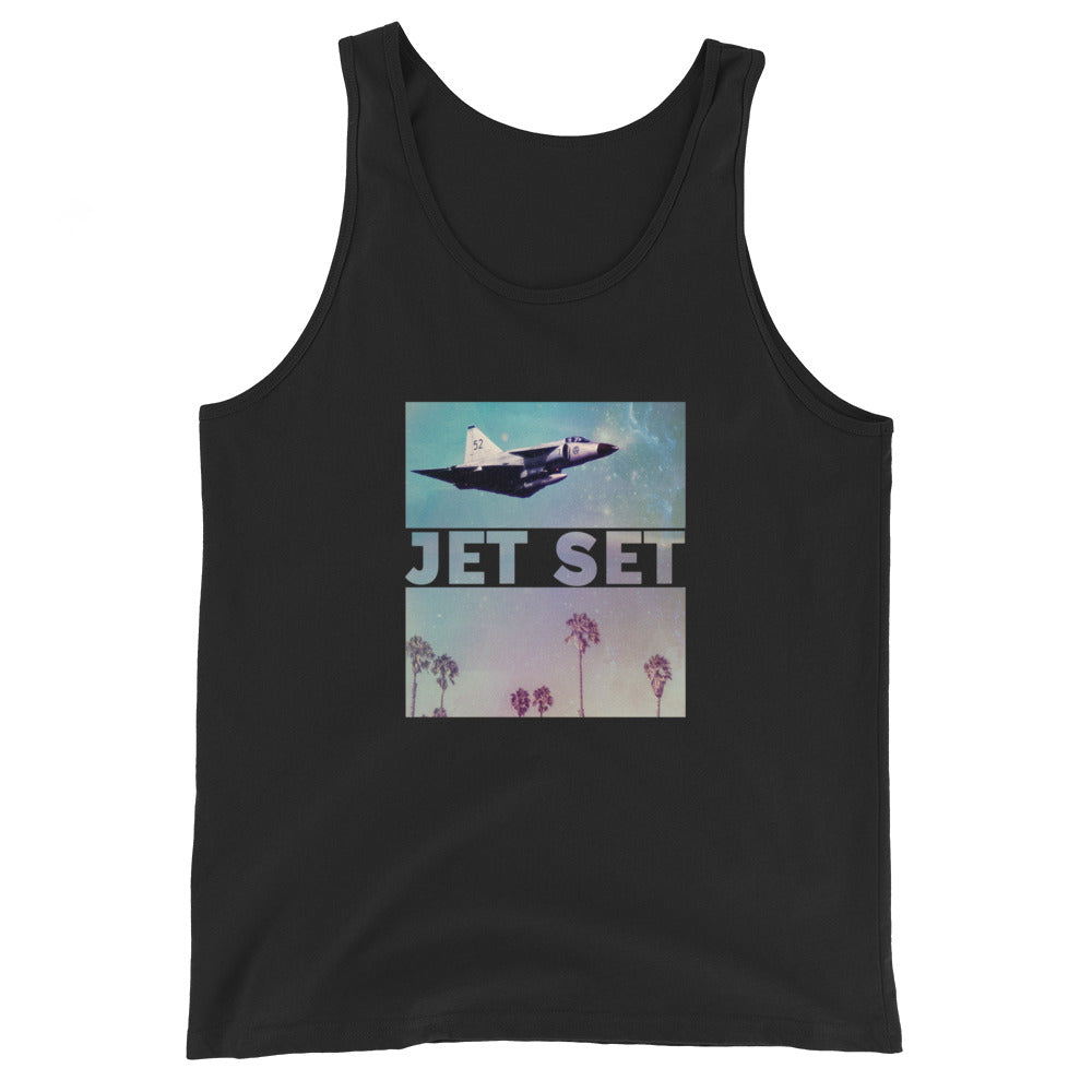 Saab 37 Viggen Jet Unisex Tank Top (2 Colors)