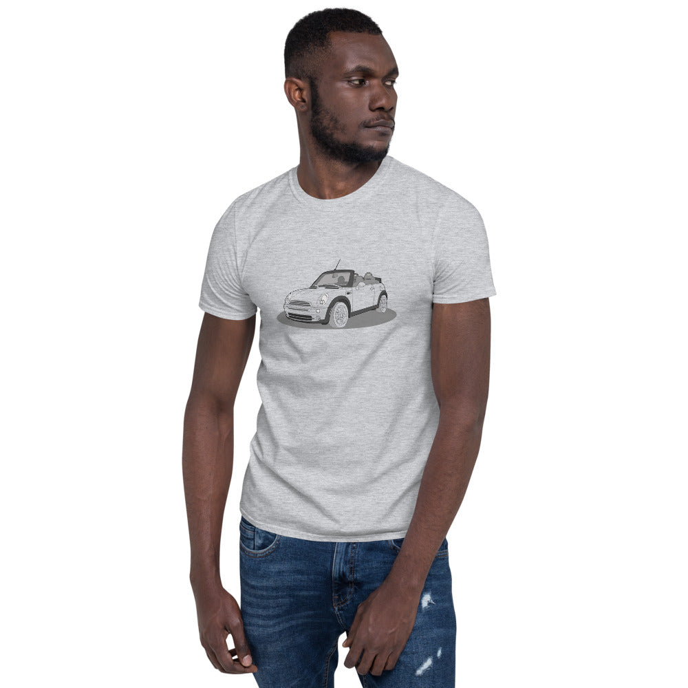 2005 Mini Cooper Convertible R52 Front Side Unisex T-Shirt (3 Colors Available)