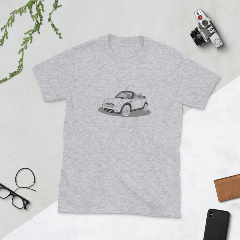 2005 Mini Cooper Convertible R52 Front Side Unisex T-Shirt (3 Colors Available)