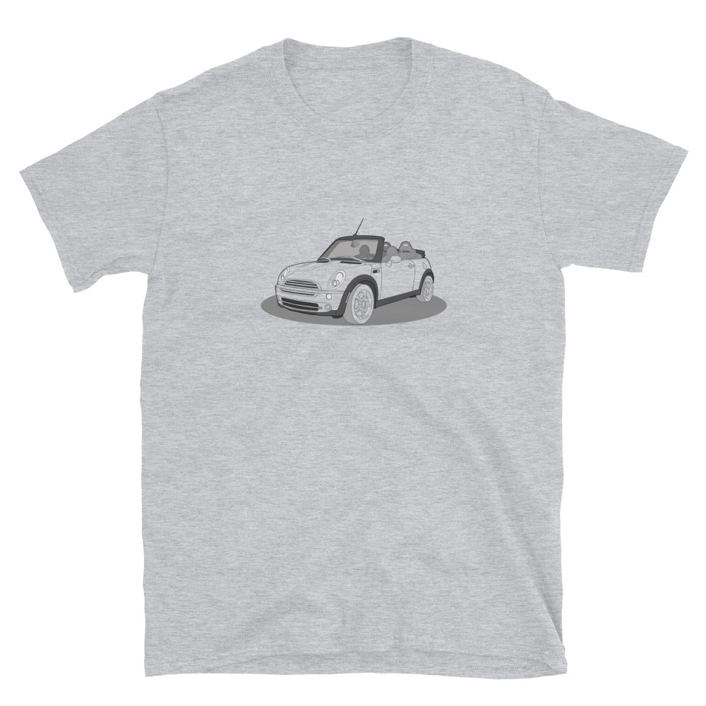 2005 Mini Cooper Convertible R52 Front Side Unisex T-Shirt (3 Colors Available)