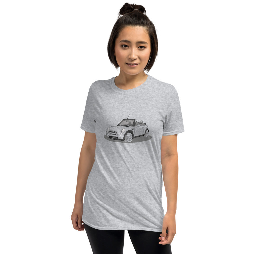 2005 Mini Cooper Convertible R52 Front Side Unisex T-Shirt (3 Colors Available)