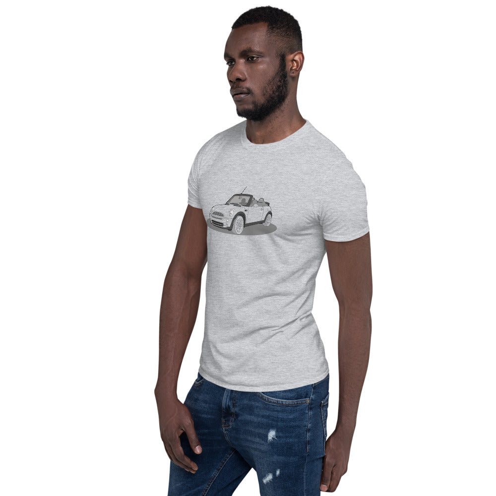 2005 Mini Cooper Convertible R52 Front Side Unisex T-Shirt (3 Colors Available)