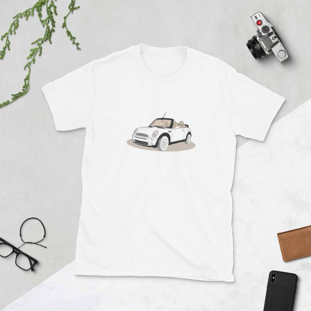 2005 Mini Cooper Convertible R52 Front Side Unisex T-Shirt (3 Colors Available)