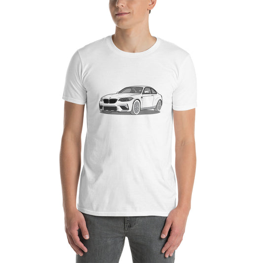 2020 BMW M2 F87 Coupe Front Side Unisex T-Shirt (3 Colors Available)