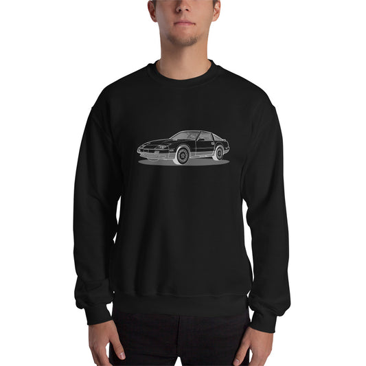 1984 Datsun Nissan 300ZX Turbo Front Side Unisex Sweatshirt (2 Colors Available)