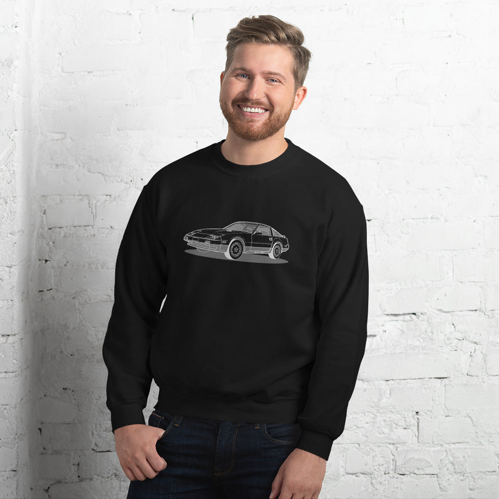 1984 Datsun Nissan 300ZX Turbo Front Side Unisex Sweatshirt (2 Colors Available)