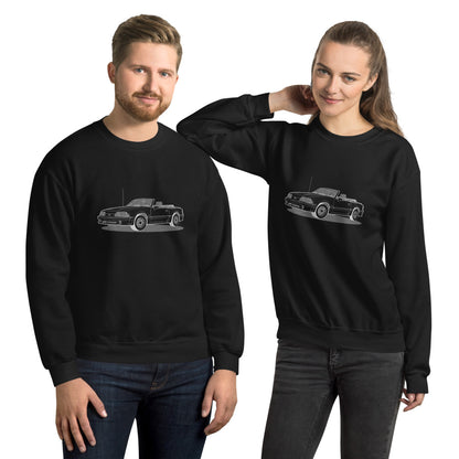 1989 Ford Mustang Convertible 5.0 Double Sided Unisex Sweatshirt