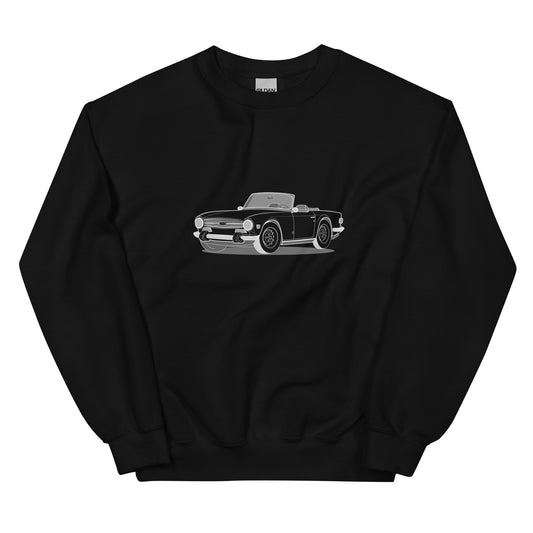 1974 Triumph TR6 Double Sided Unisex Sweatshirt (2 Colors Available)