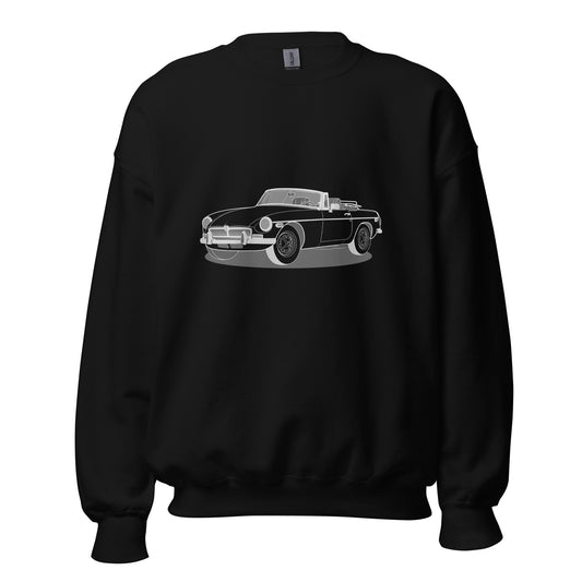 1973 MG B Double Sided Unisex Sweatshirt (2 Colors Available)