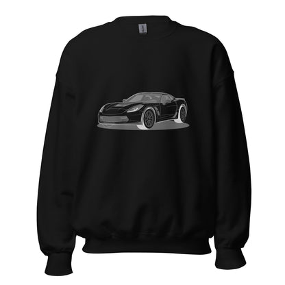 2019 Chevy Corvette Grand Sport Coupe Double Sided Unisex Sweatshirt (2 Colors Available)