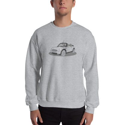 2005 Mini Cooper Convertible R52 Front Side Unisex Sweatshirt (2 Colors Available)