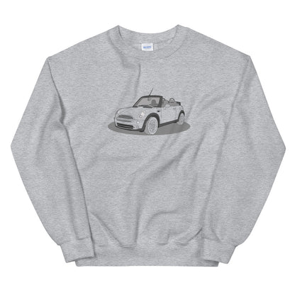 2005 Mini Cooper Convertible R52 Front Side Unisex Sweatshirt (2 Colors Available)