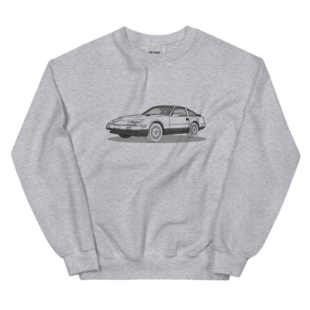 1984 Datsun Nissan 300ZX Turbo Front Side Unisex Sweatshirt (2 Colors Available)