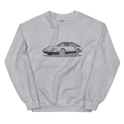 1984 Datsun Nissan 300ZX Turbo Front Side Unisex Sweatshirt (2 Colors Available)