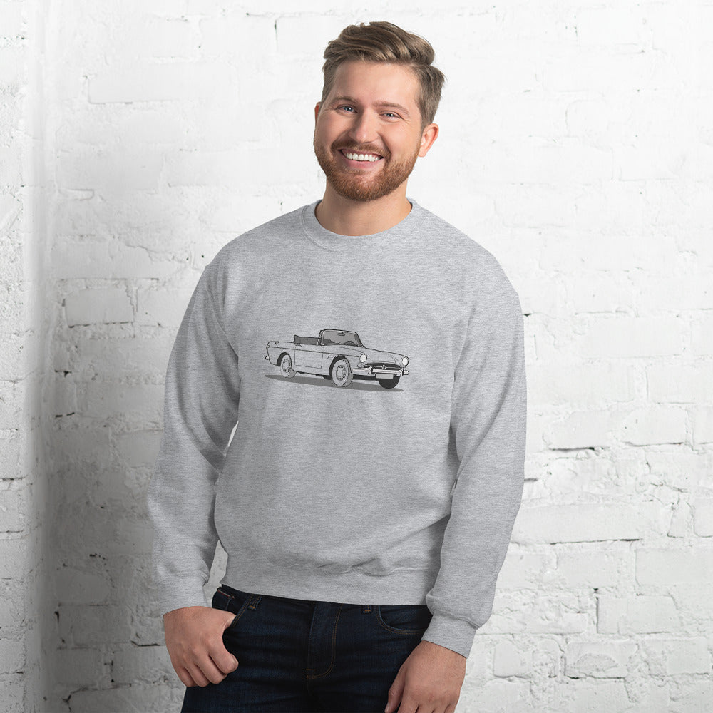 1964 Sunbeam Tiger Front Side Unisex Sweatshirt (2 Colors Available)